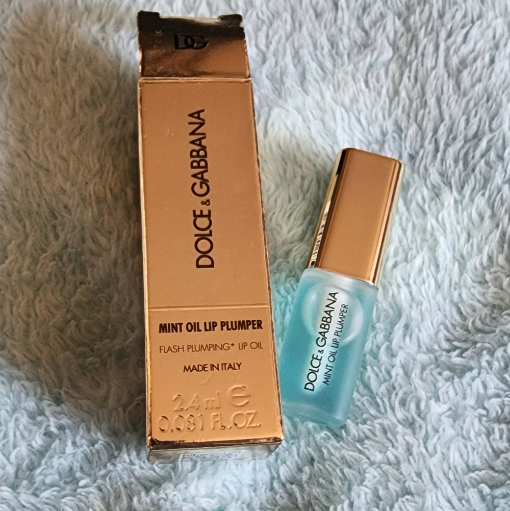 Dolce & Gabbana Mint Oil Lip Plumper 2.4ml Mini New In Box